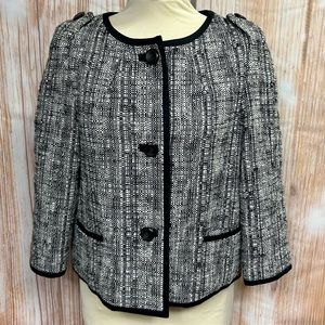 Talbots Tweed Collarless‎ Blazer